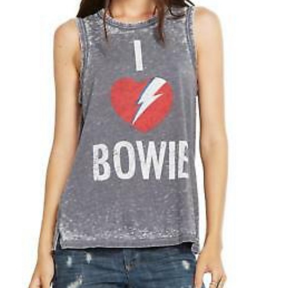 CHASER I ❤️ Bowie Burnout Tank - Picture 3 of 10